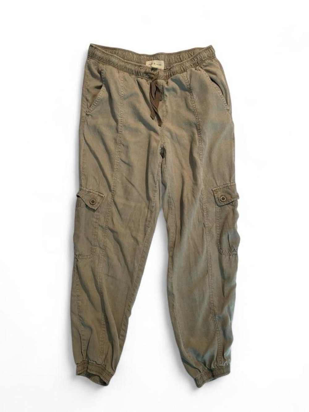 cloth & stone Olive Green Cargo Joggers